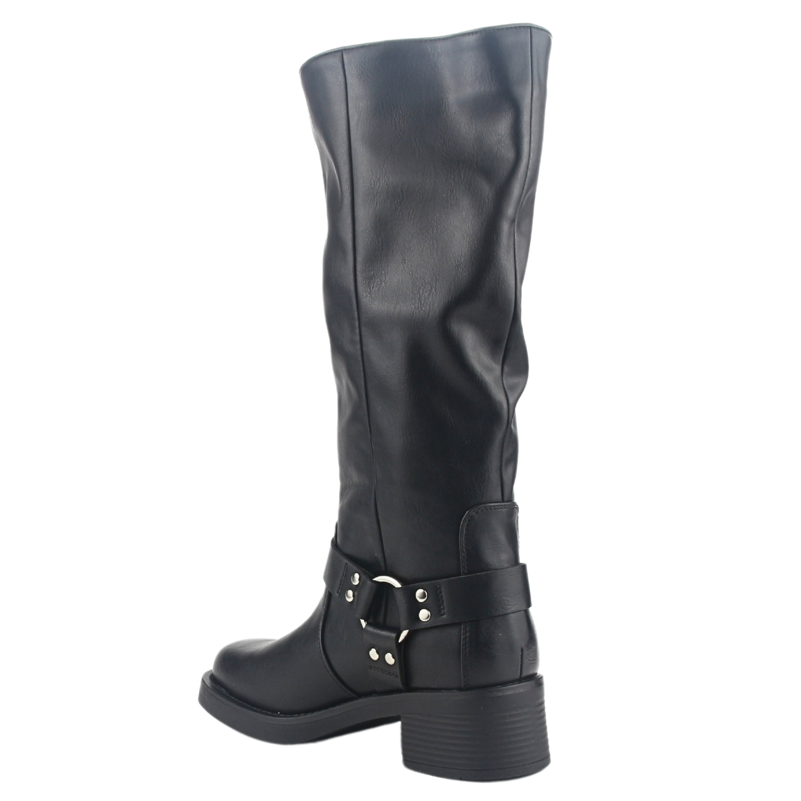 BOTAS MUJER CHALADA NEGRO BIKER-3 CASUAL - 4