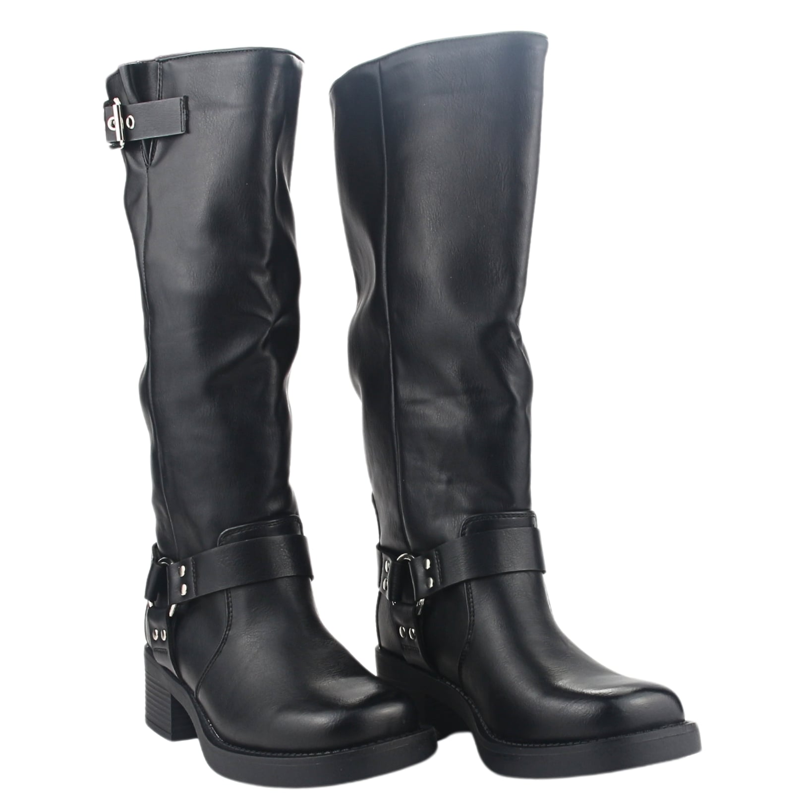 BOTAS MUJER CHALADA NEGRO BIKER-3 CASUAL - 5