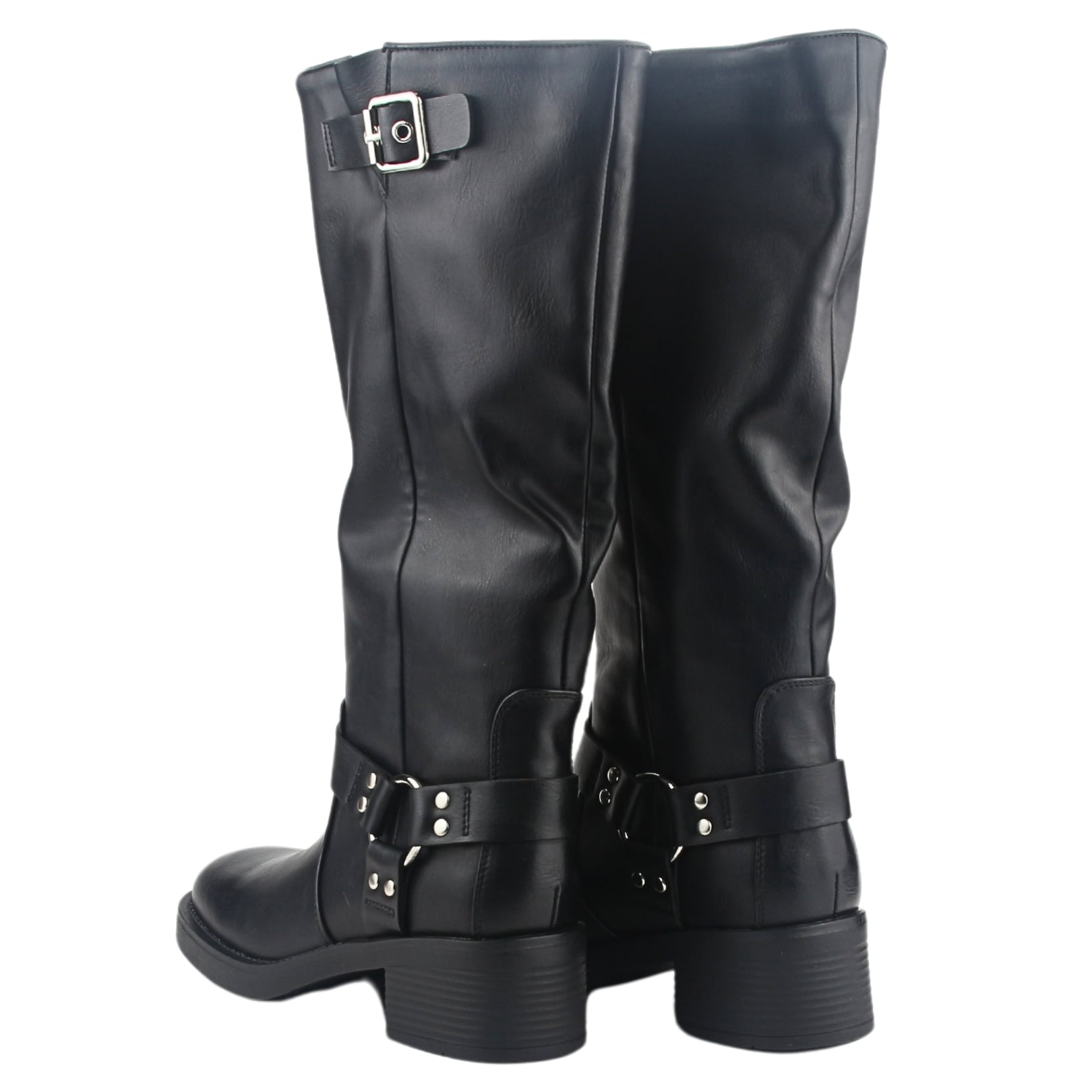 BOTAS MUJER CHALADA NEGRO BIKER-3 CASUAL - 6
