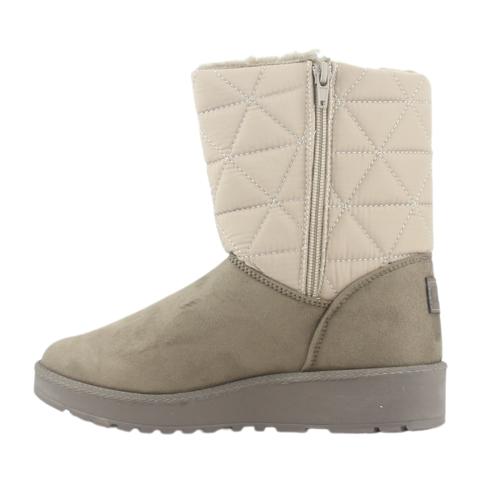 BOTIN CHALADA MUJER PINNEW-21 TAUPE CASUAL - 2