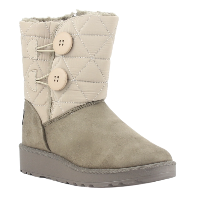 BOTIN CHALADA MUJER PINNEW-21 TAUPE CASUAL - 3