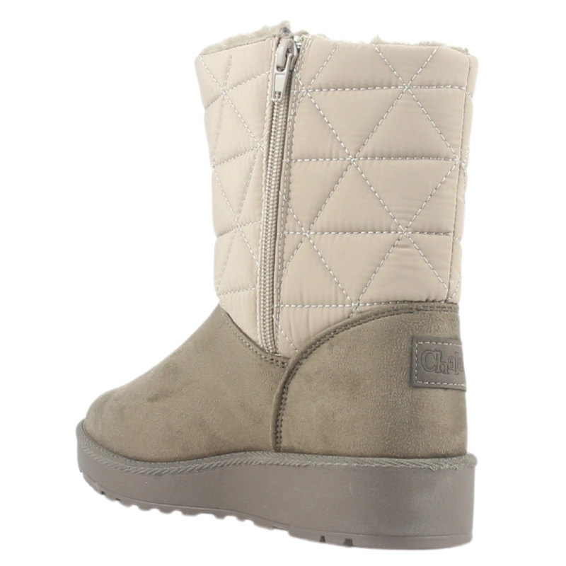 BOTIN CHALADA MUJER PINNEW-21 TAUPE CASUAL - 4