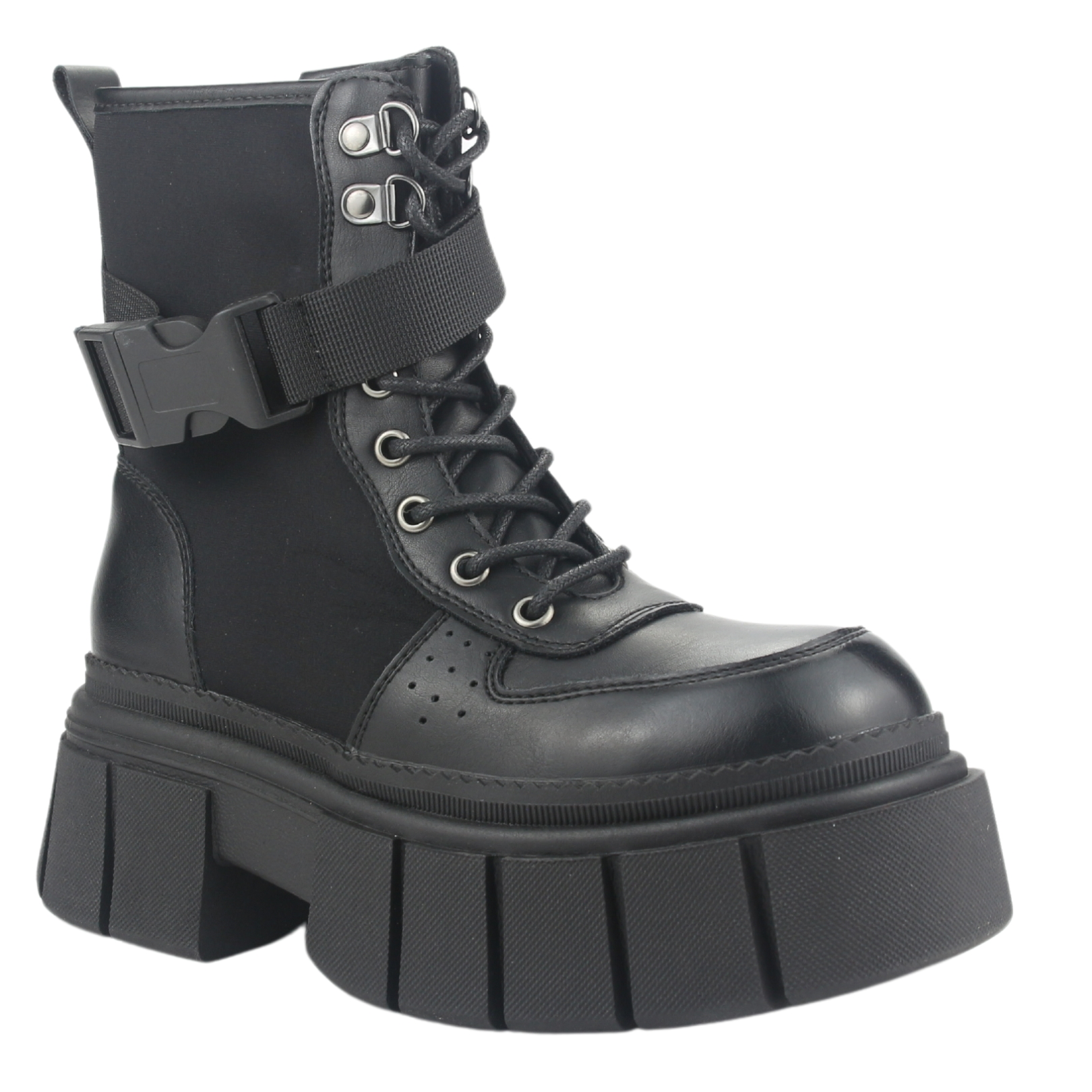Ripley - BOTIN CHALADA MUJER BRESH-3 NEGRO PLATAFORMA