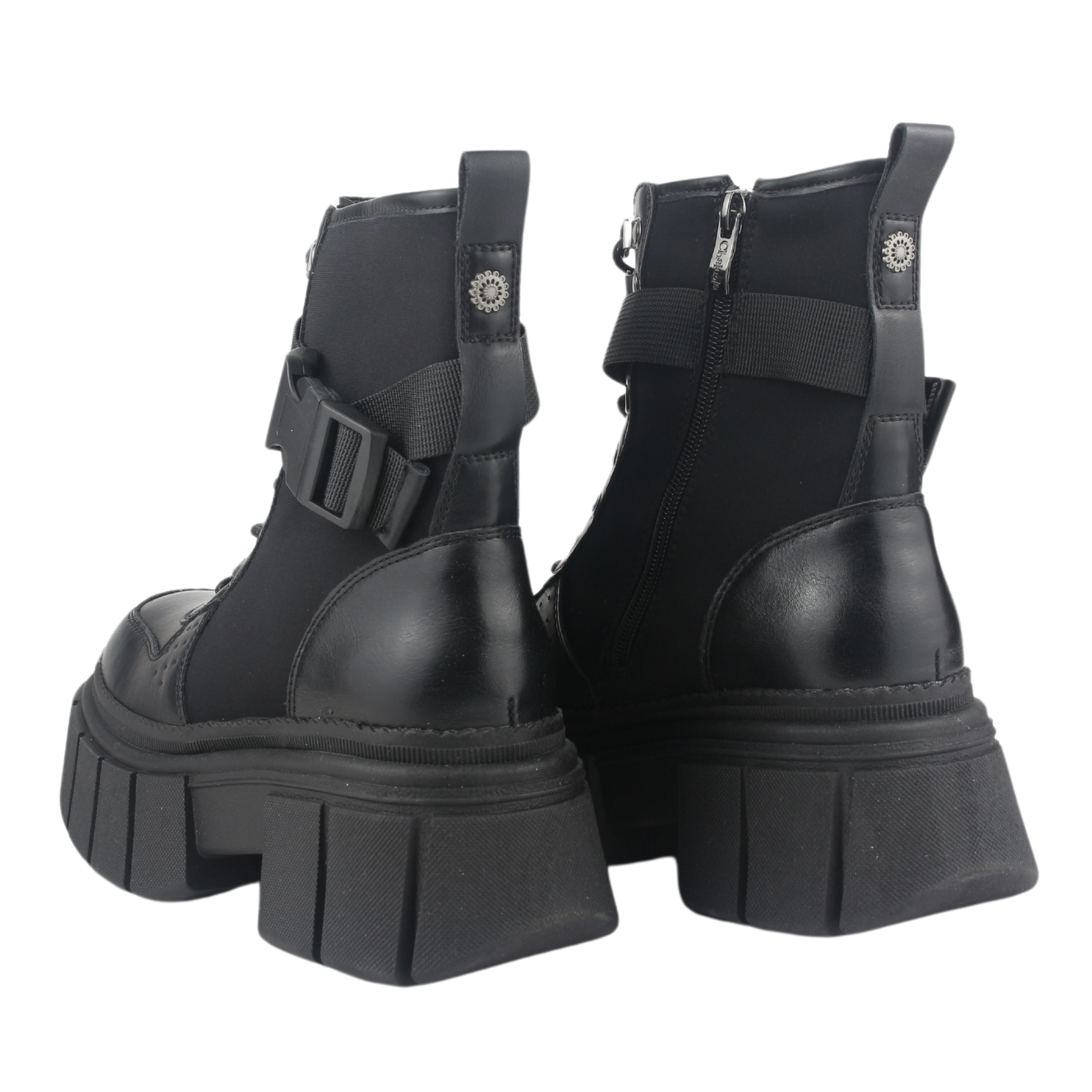 Ripley - BOTIN CHALADA MUJER BRESH-3 NEGRO PLATAFORMA