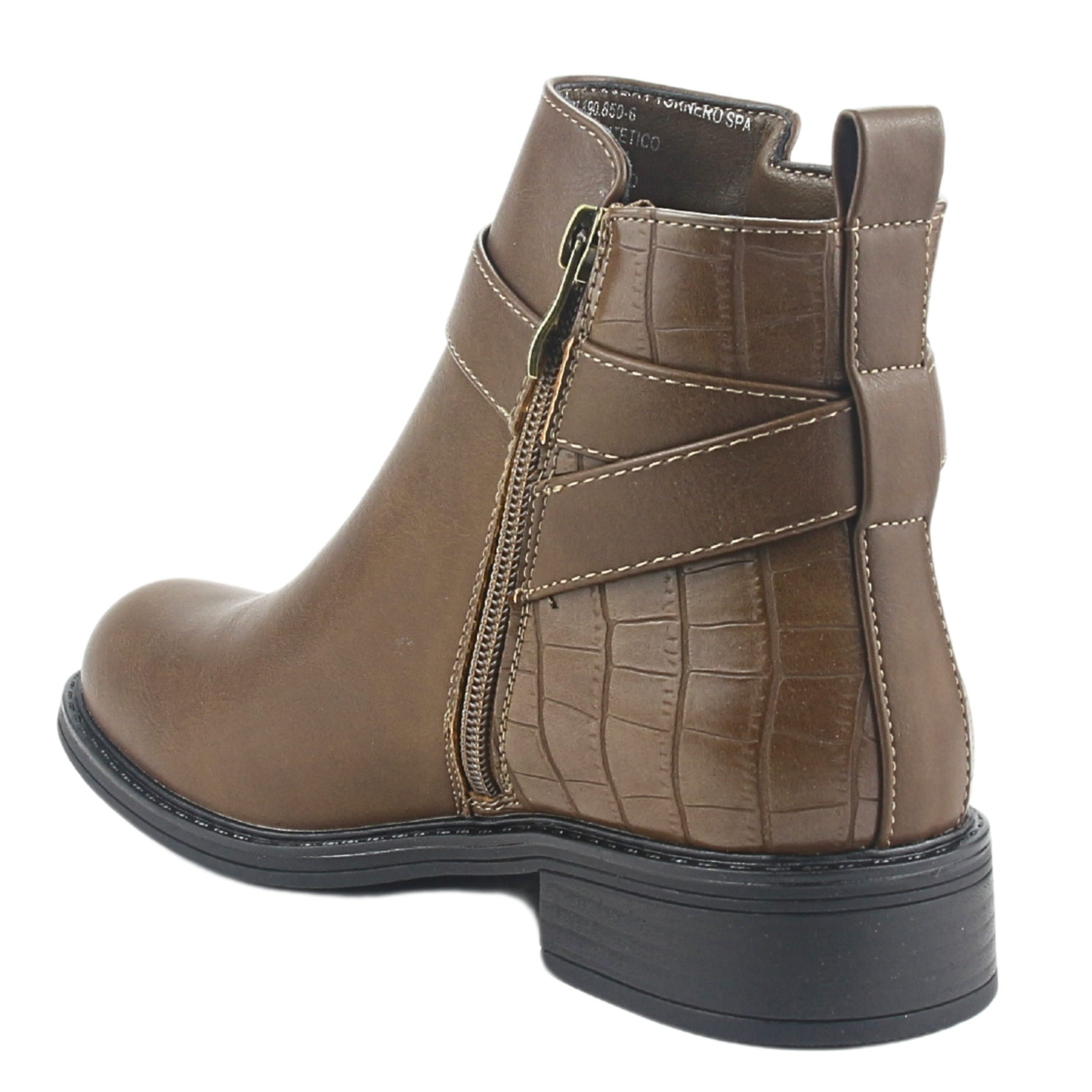 BOTIN CHALADA MUJER TRAFFA-51 TAUPE CASUAL - 4