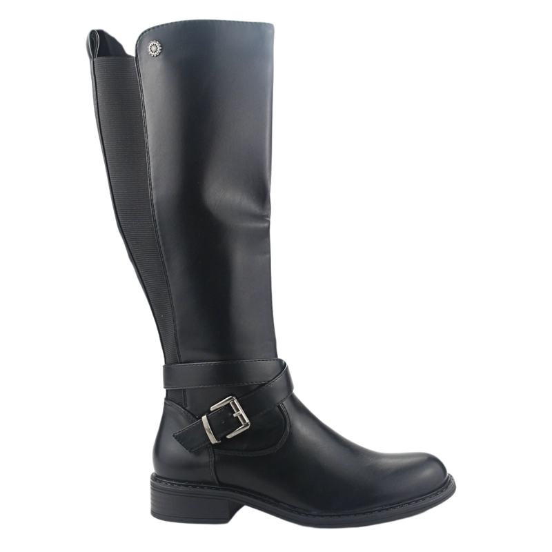 BOTA CHALADA MUJER TRAFFA-50 NEGRO CASUAL - 1