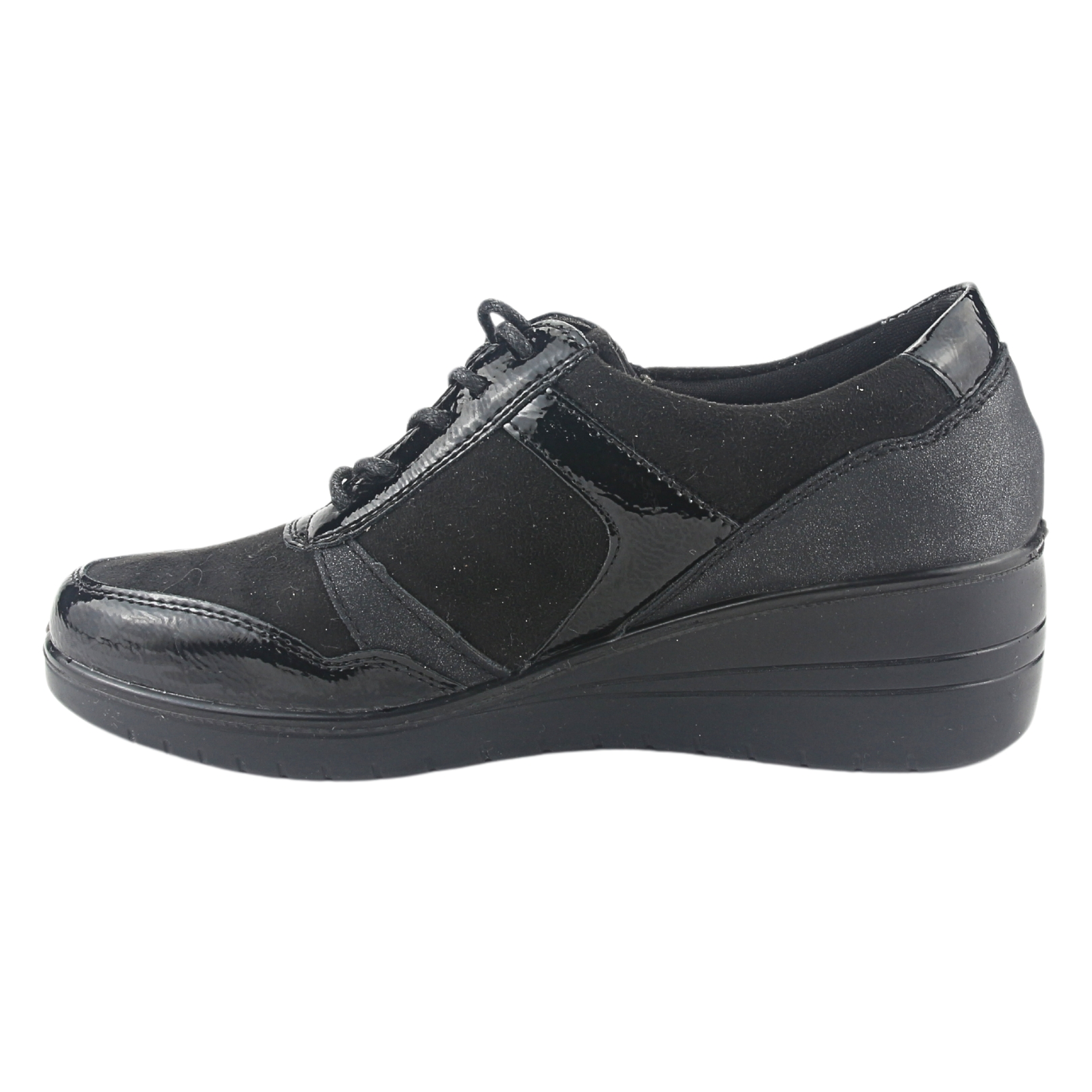 ZAPATILLAS MUJER CHALADA CASUALES NEGRO MATTER-100 - 2