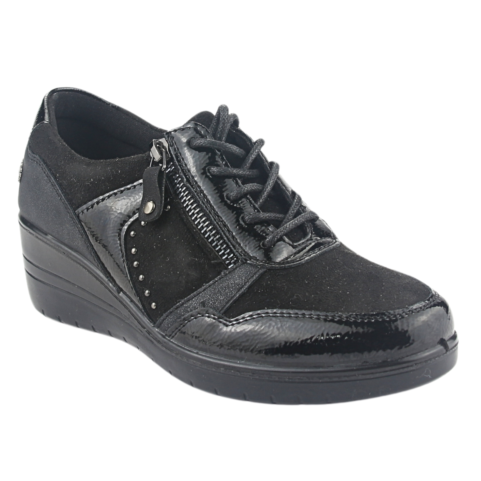 ZAPATILLAS MUJER CHALADA CASUALES NEGRO MATTER-100 - 3