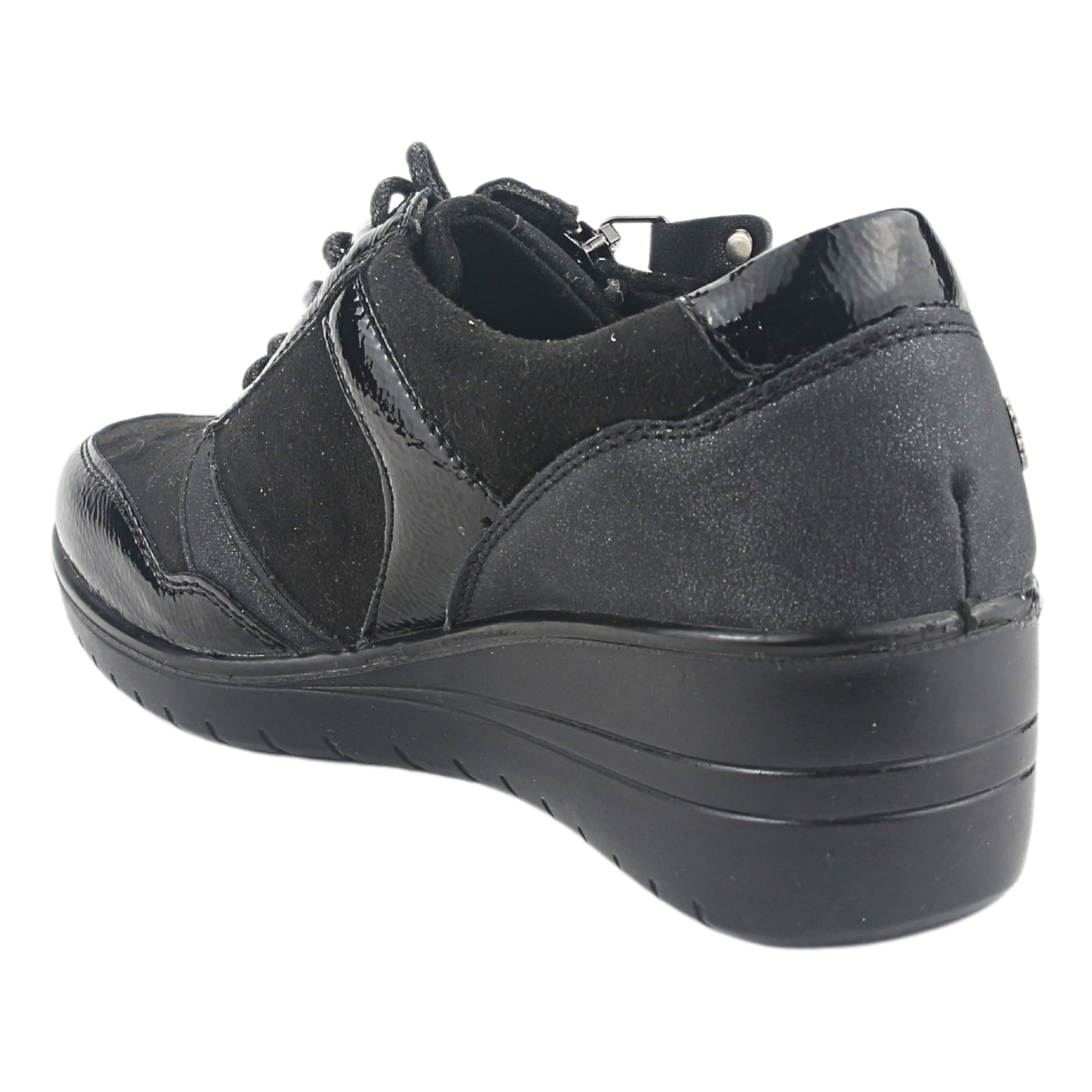 ZAPATILLAS MUJER CHALADA CASUALES NEGRO MATTER-100 - 4