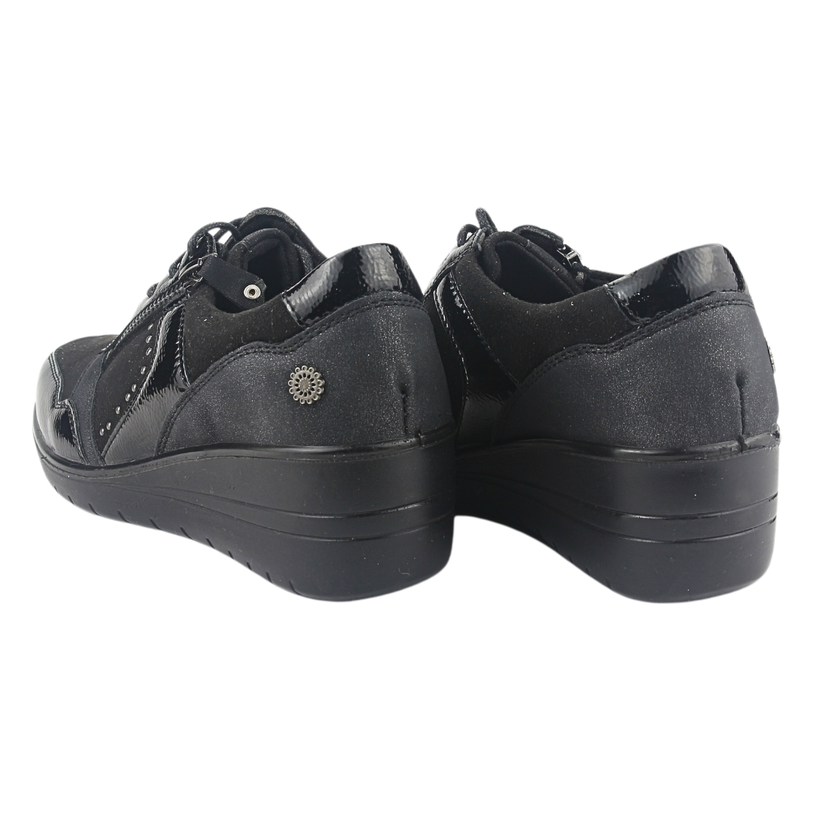 ZAPATILLAS MUJER CHALADA CASUALES NEGRO MATTER-100 - 6