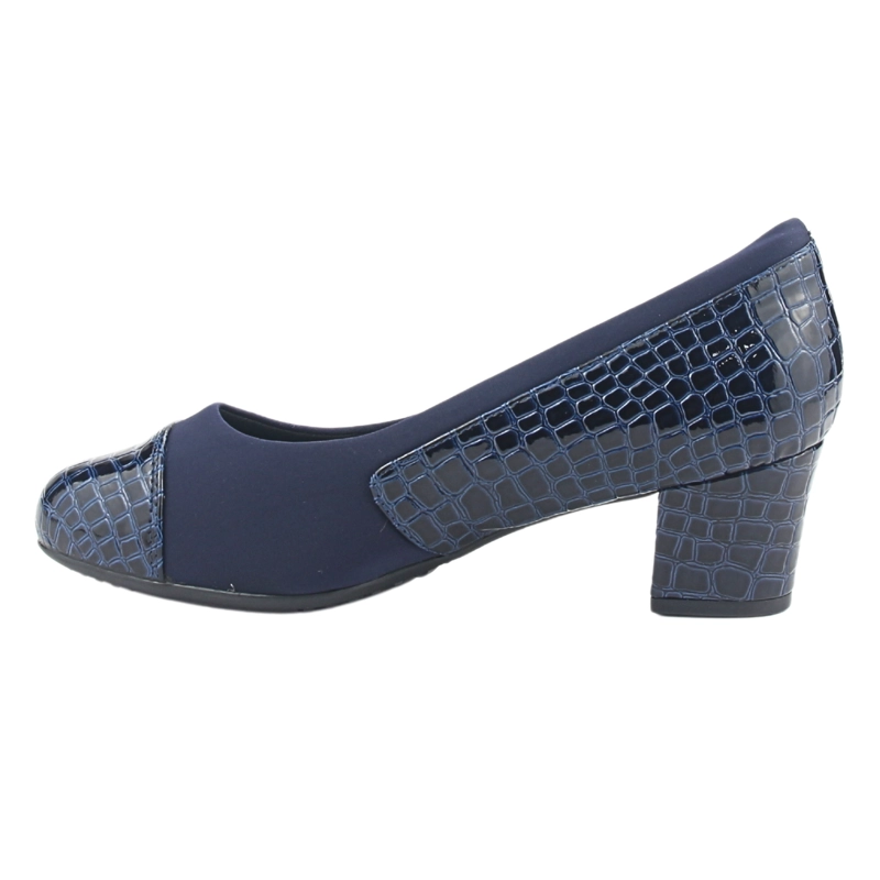 ZAPATO CHALADA MUJER FLEXI-15 AZUL MARINO CASUAL - 2