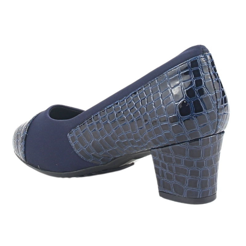 ZAPATO CHALADA MUJER FLEXI-15 AZUL MARINO CASUAL - 4