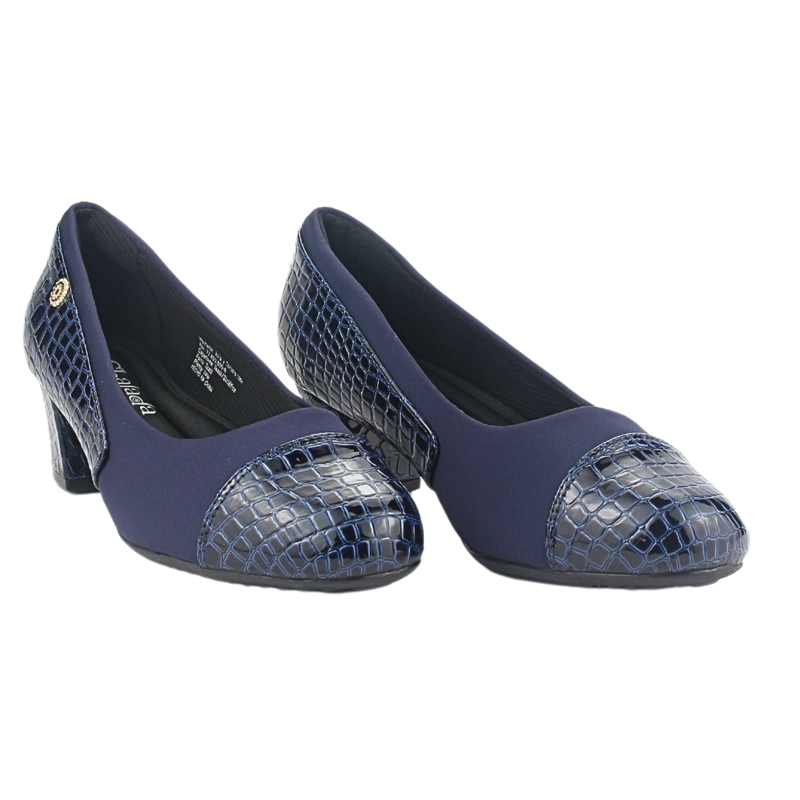 ZAPATO CHALADA MUJER FLEXI-15 AZUL MARINO CASUAL - 5