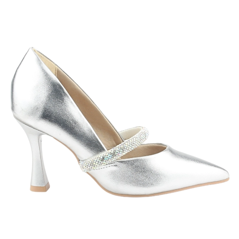 ZAPATO RAMARIM MUJER 2418103 PLATEADO CASUAL - 1