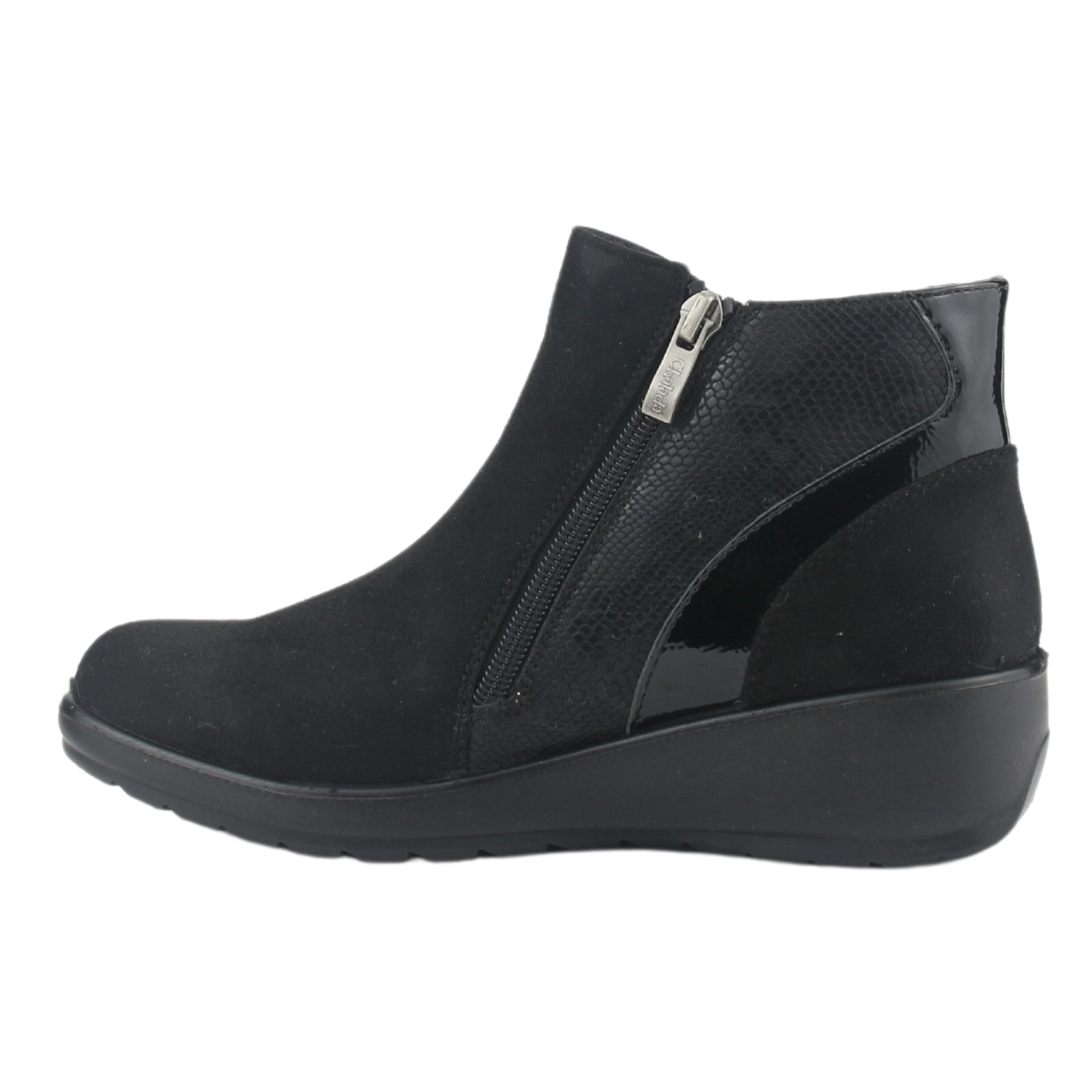 BOTIN CHALADA MUJER CONFORT-5 NEGRO CASUAL - 2