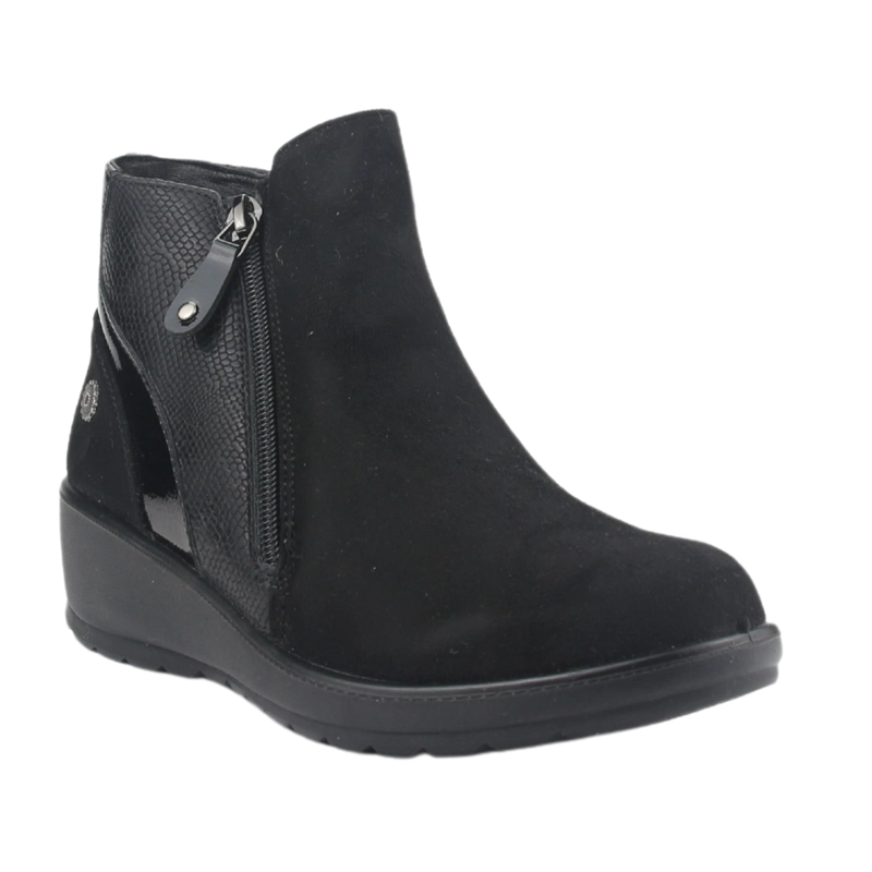BOTIN CHALADA MUJER CONFORT-5 NEGRO CASUAL - 3