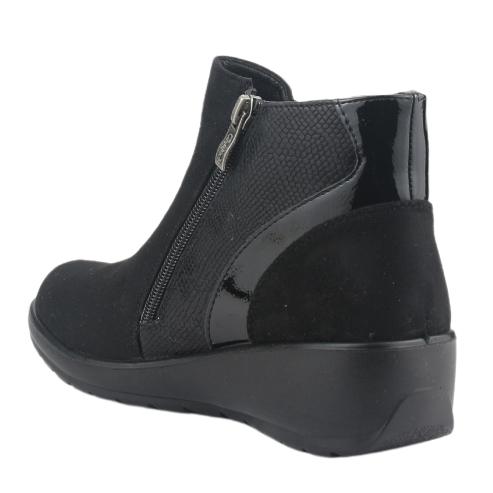 BOTIN CHALADA MUJER CONFORT-5 NEGRO CASUAL - 4