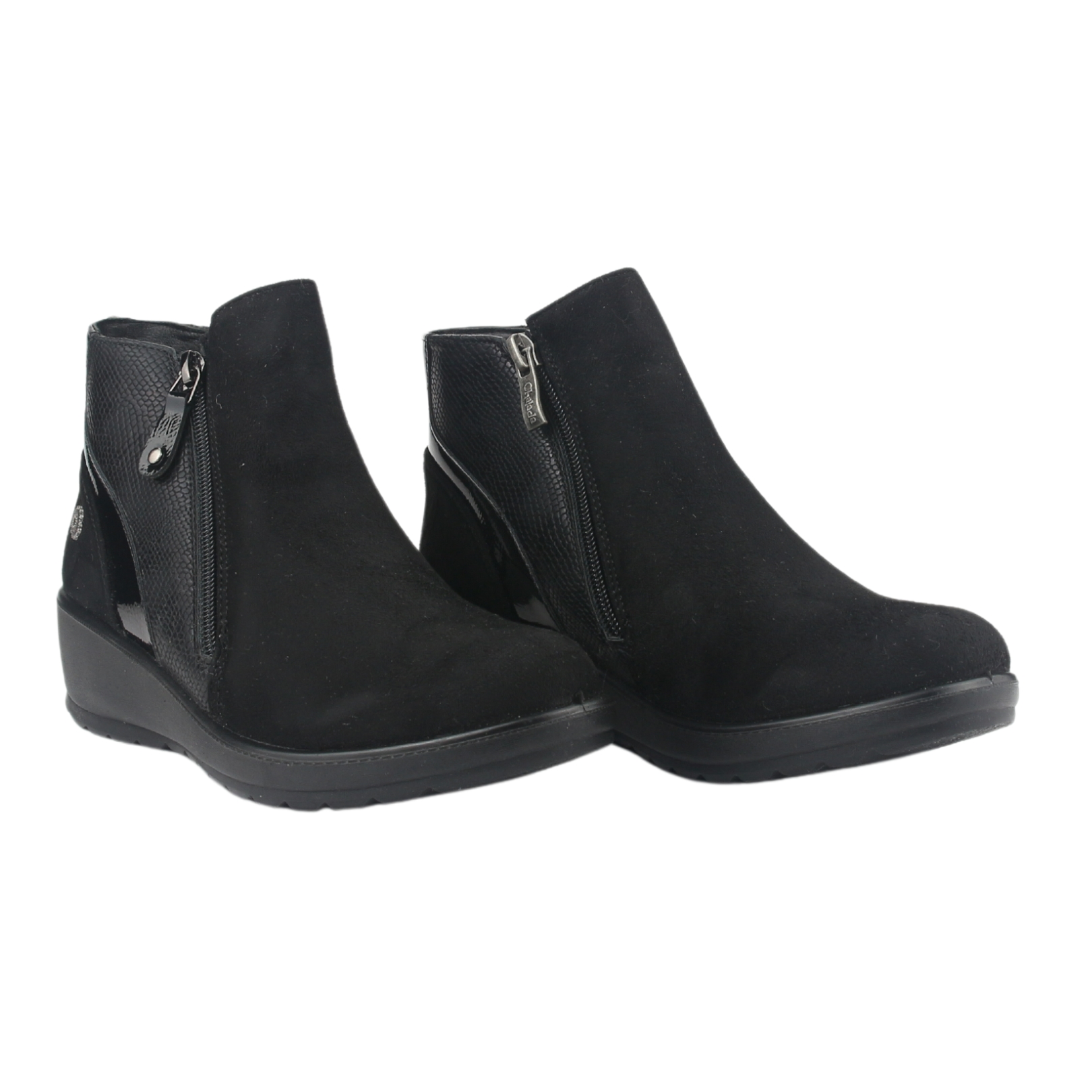 BOTIN CHALADA MUJER CONFORT-5 NEGRO CASUAL - 5