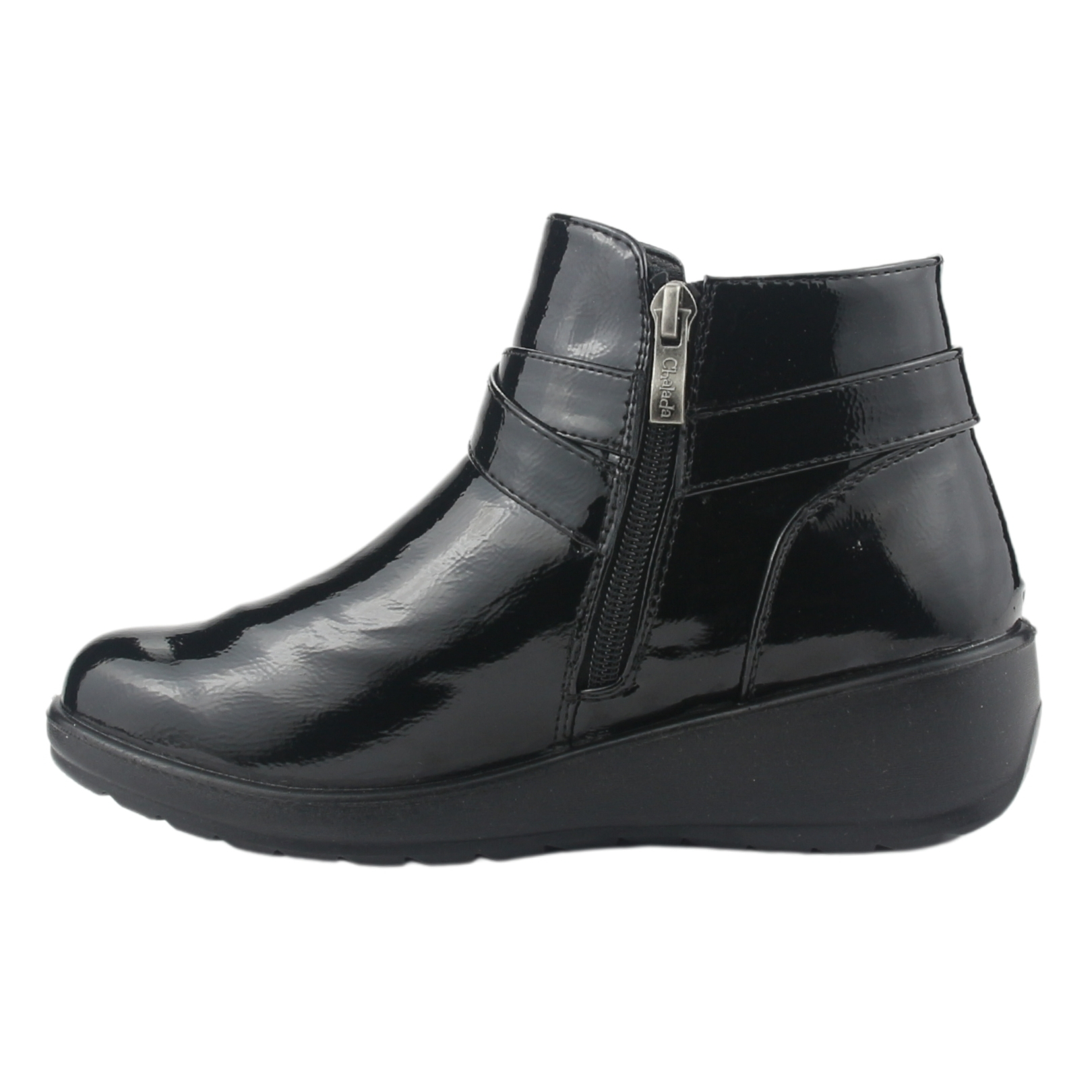 BOTIN CHALADA MUJER CONFORT-6 NEGRO CASUAL - 2