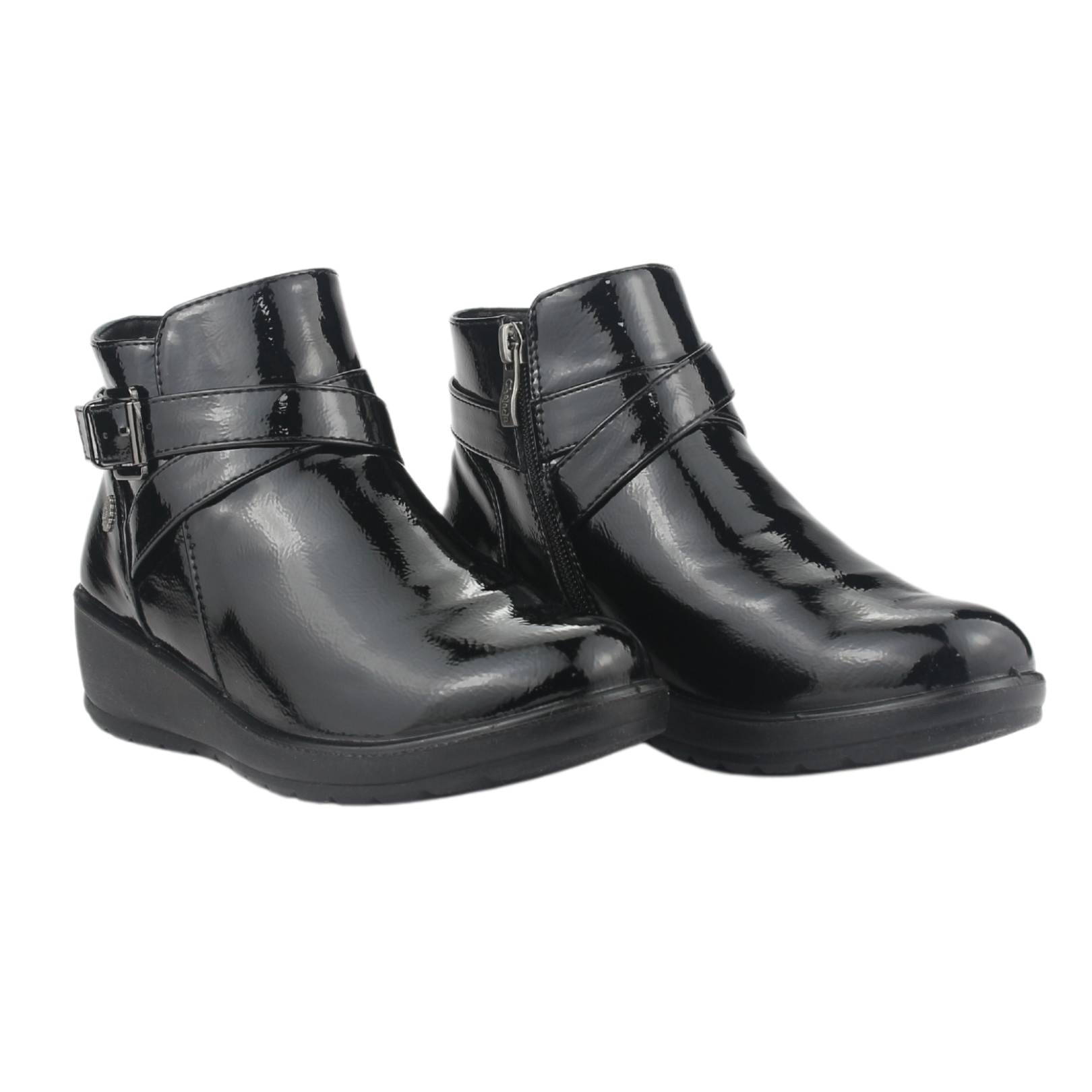 BOTIN CHALADA MUJER CONFORT-6 NEGRO CASUAL - 5