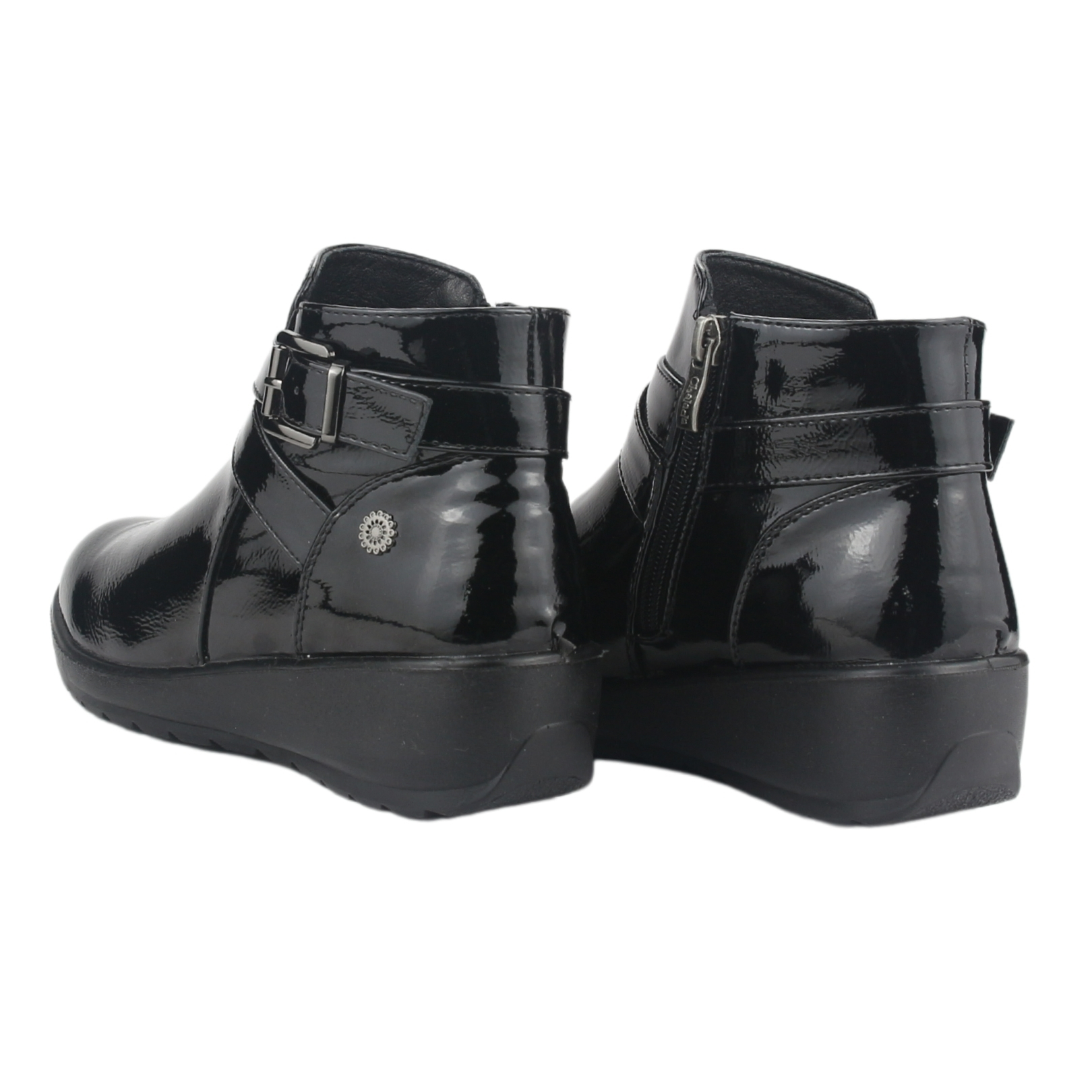 BOTIN CHALADA MUJER CONFORT-6 NEGRO CASUAL - 6