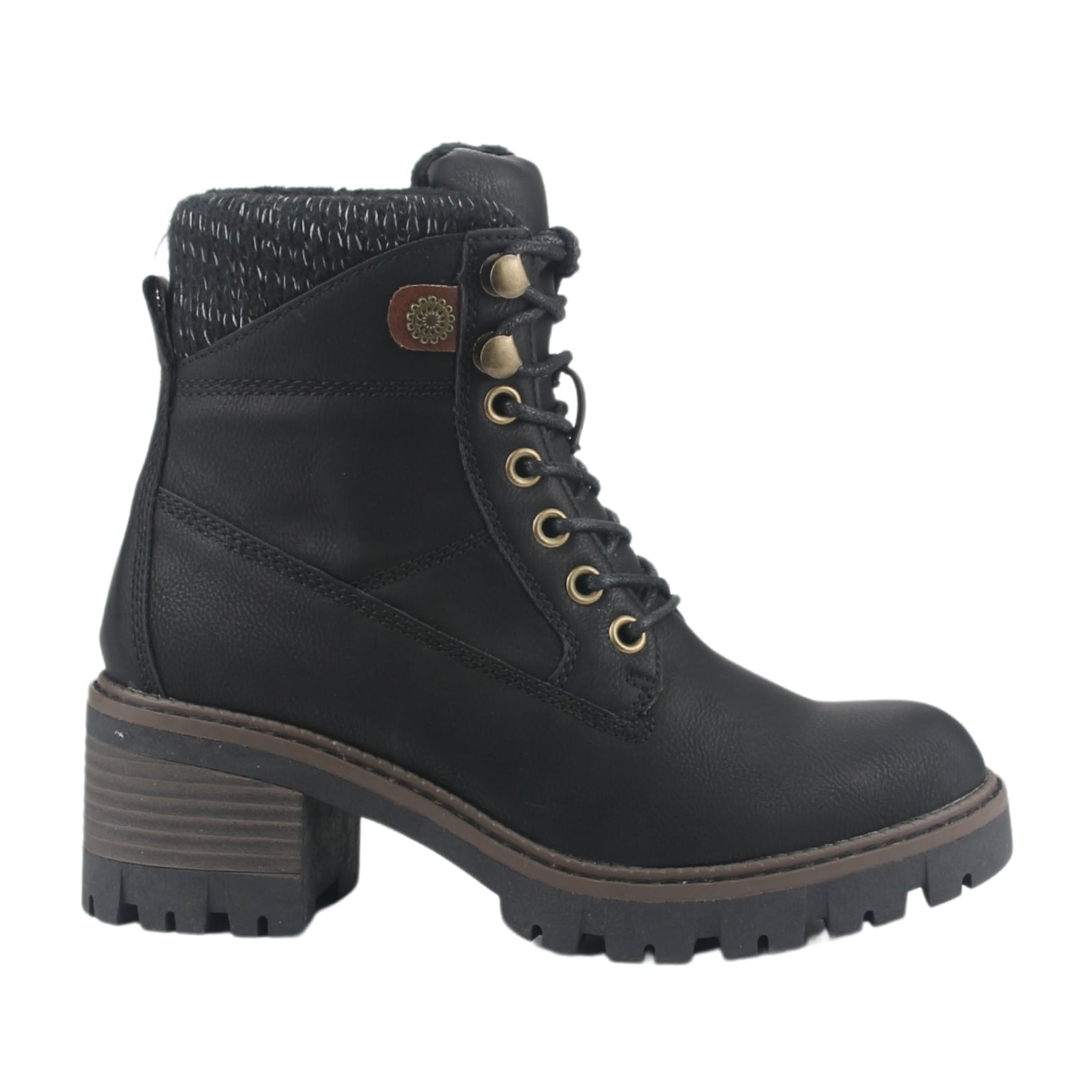 BOTIN CHALADA MUJER SINDY-1 NEGRO CASUAL - 1