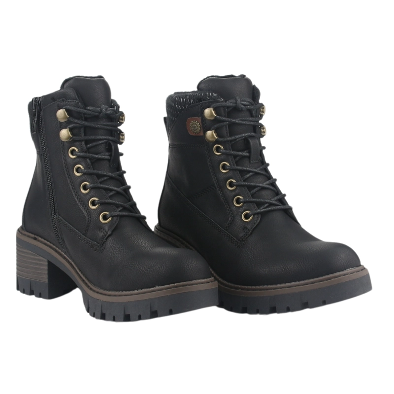 BOTIN CHALADA MUJER SINDY-1 NEGRO CASUAL - 5