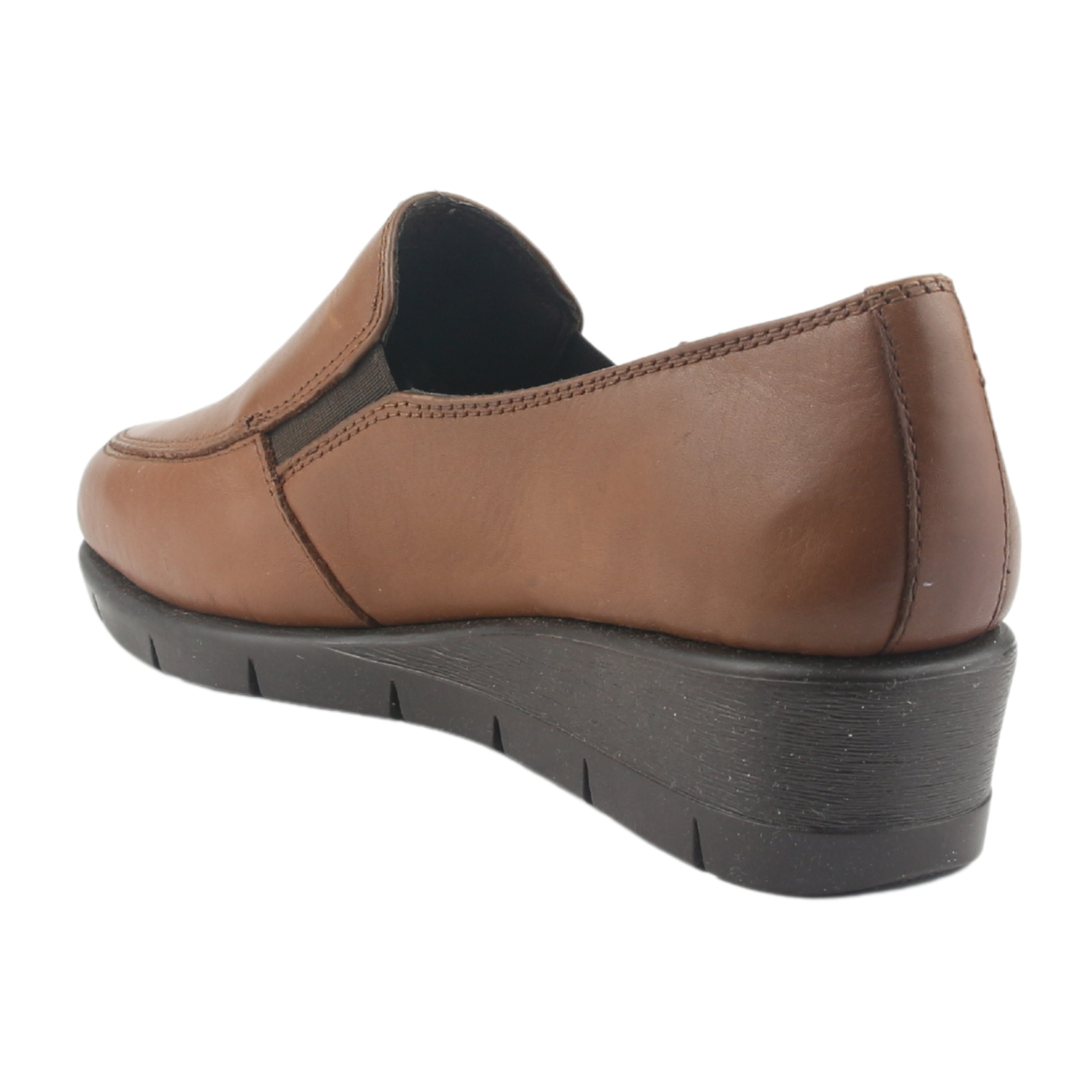 ZAPATO DE CUERO CHALADA MUJER CALAFATE-1 CAFE CASUAL - 8