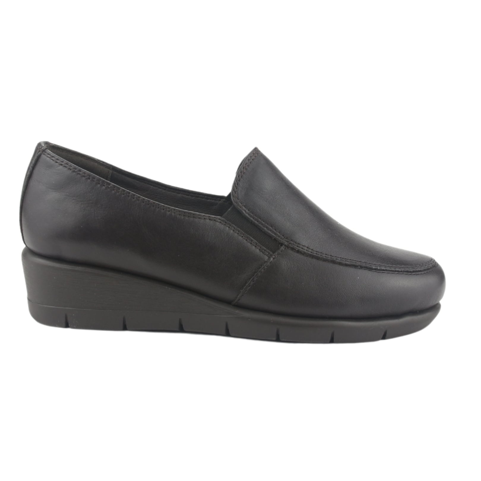 ZAPATO DE CUERO CHALADA MUJER CALAFATE-1 MARRON CASUAL - 1