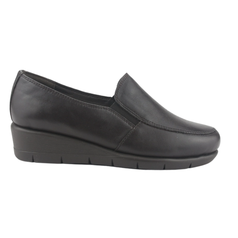ZAPATO DE CUERO CHALADA MUJER CALAFATE-1 MARRON CASUAL - 1