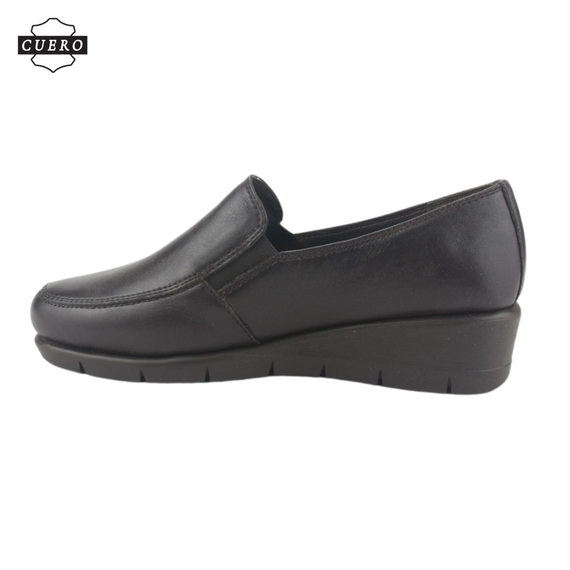 ZAPATO DE CUERO CHALADA MUJER CALAFATE-1 MARRON CASUAL - 3