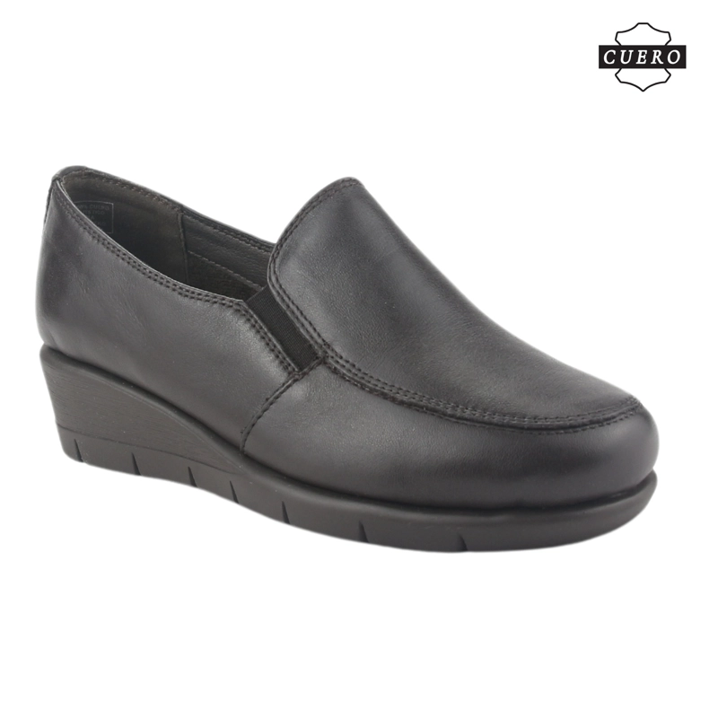 ZAPATO DE CUERO CHALADA MUJER CALAFATE-1 MARRON CASUAL - 4