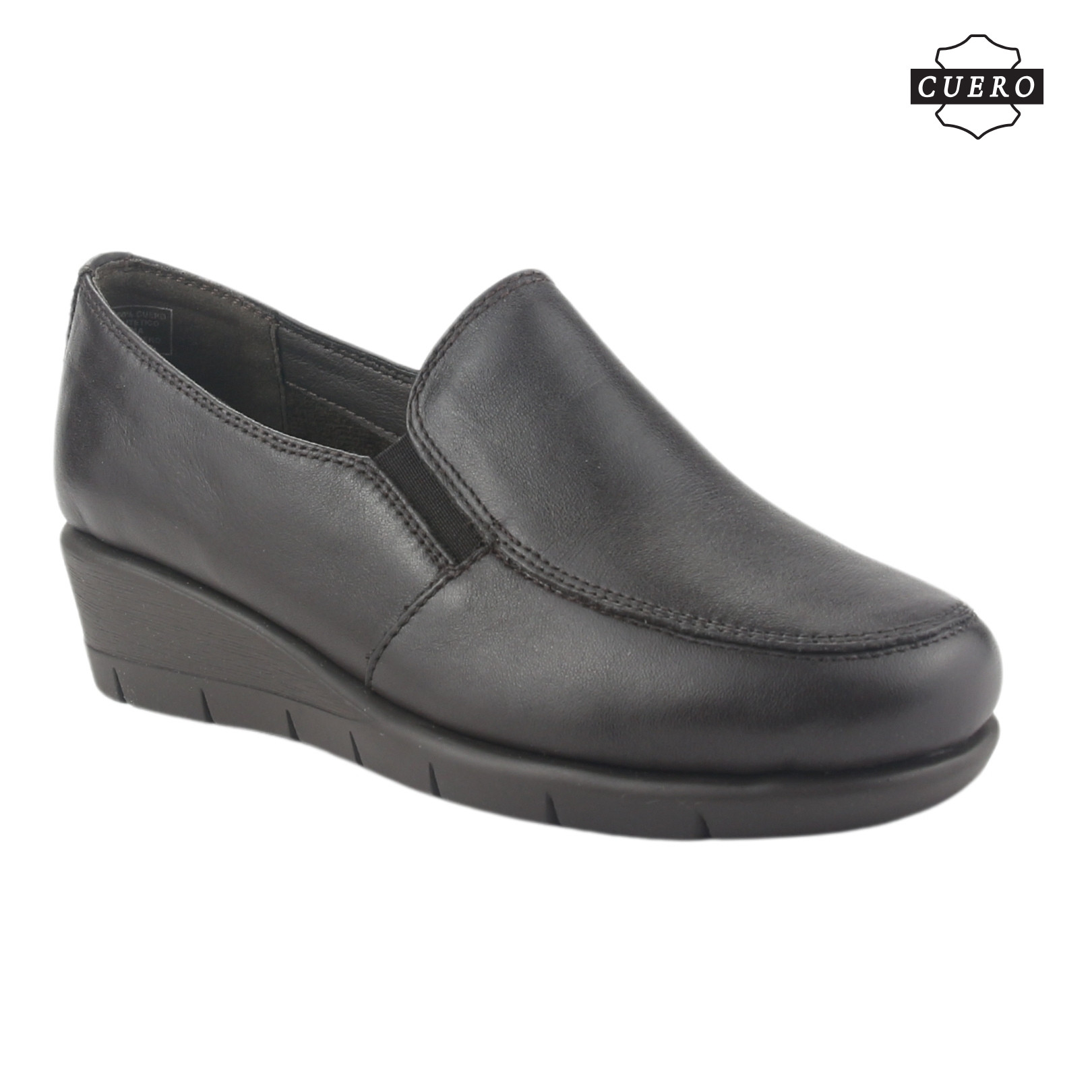 ZAPATO DE CUERO CHALADA MUJER CALAFATE-1 MARRON CASUAL - 4