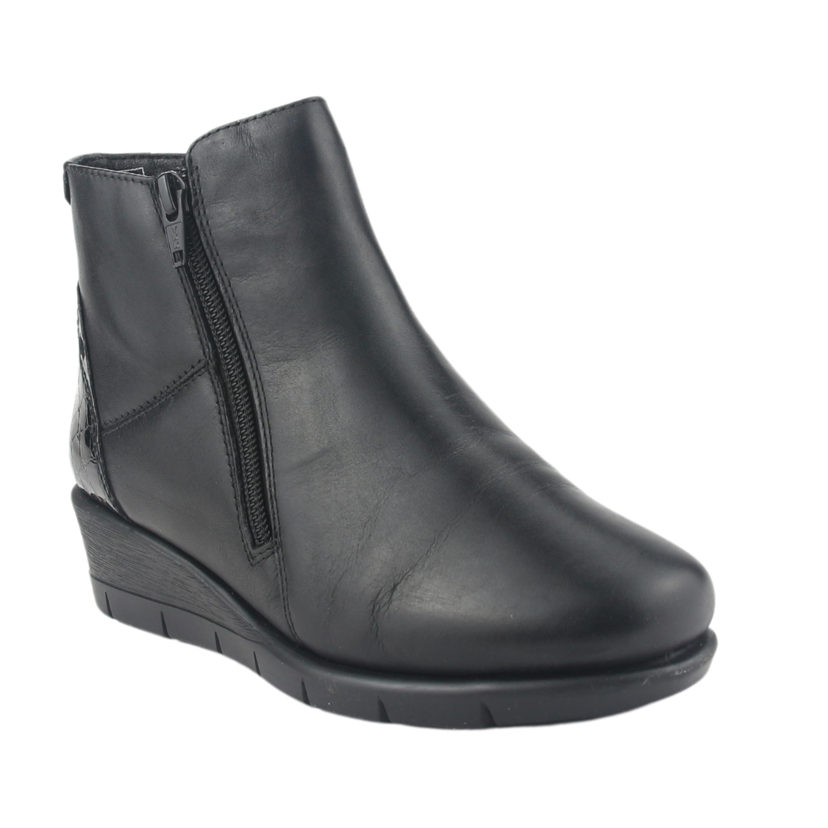 BOTÍN MUJER CUERO NEGRO CHALADA CALAFATE-2 CASUAL - 7