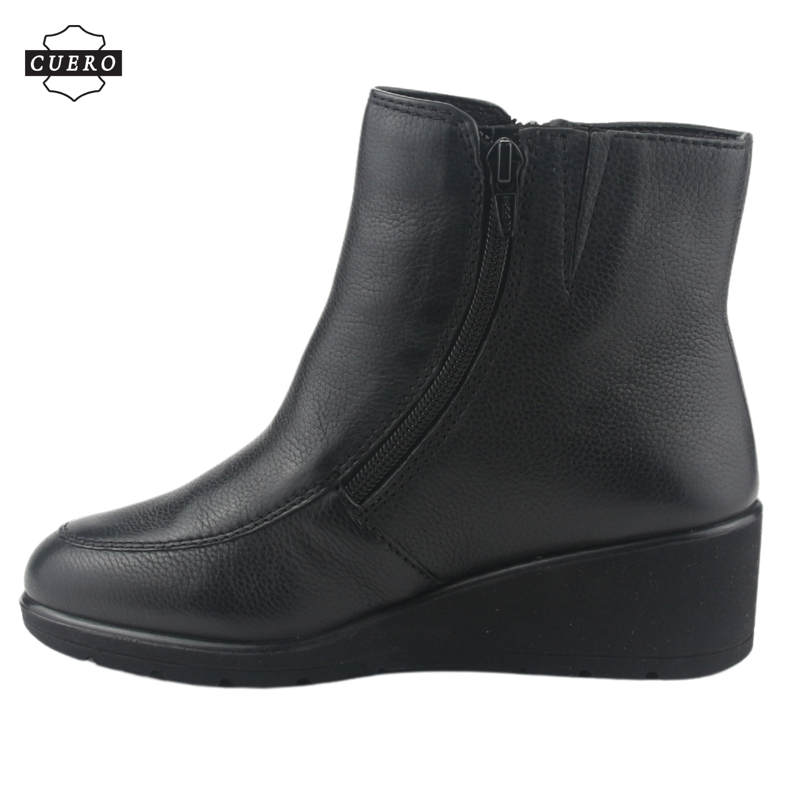 BOTÍN MUJER CUERO NEGRO CHALADA MAQUI-1 CASUAL - 3