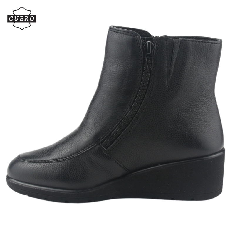 BOTÍN MUJER CUERO NEGRO CHALADA MAQUI-1 CASUAL - 3