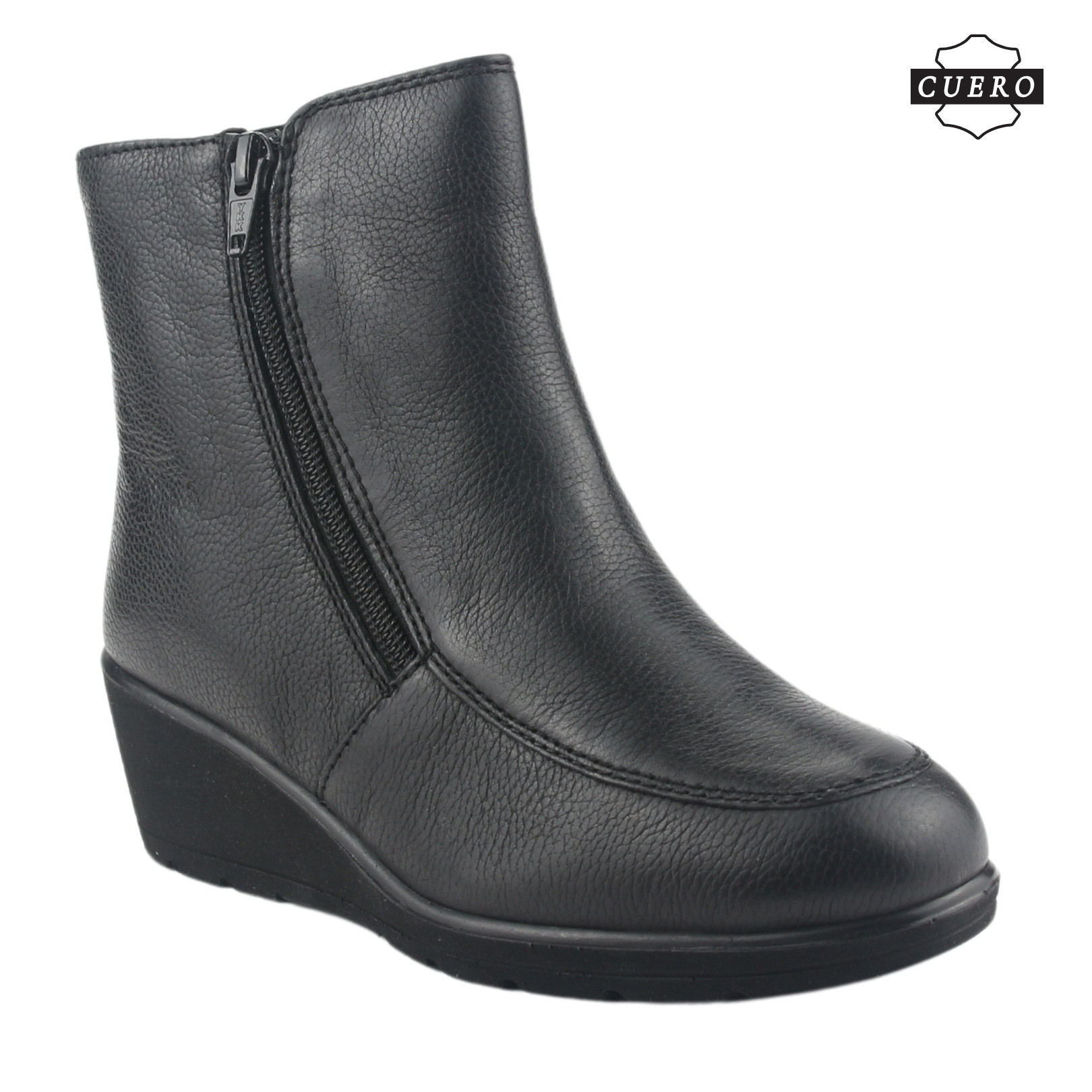 BOTÍN MUJER CUERO NEGRO CHALADA MAQUI-1 CASUAL - 4