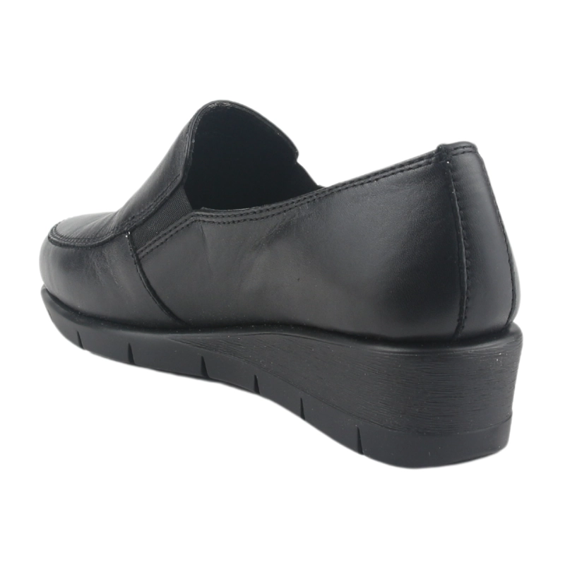 ZAPATO DE CUERO CHALADA MUJER CALAFATE-1 NEGRO CASUAL - 8