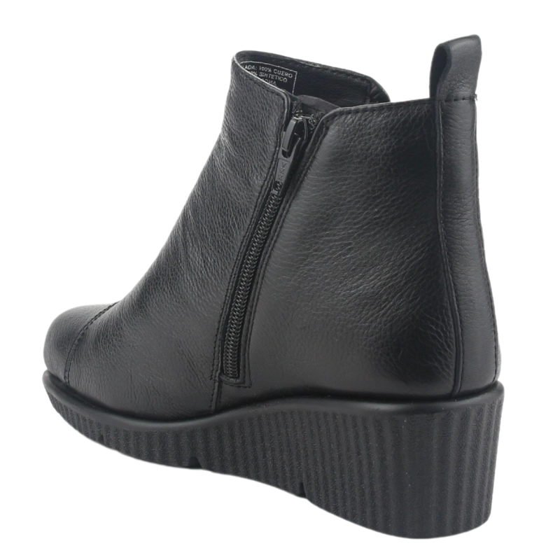 BOTÍN MUJER CUERO NEGRO CHALADA MOSQUETA-1 CASUAL - 8