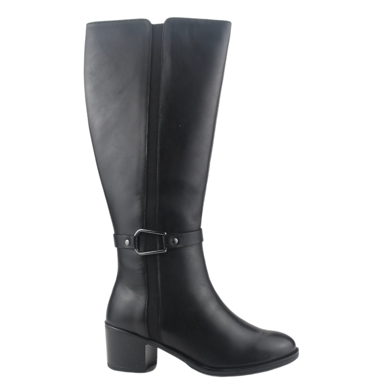 BOTAS MUJER CHALADA NEGRO CUERO PALENA-1 CASUAL - 1