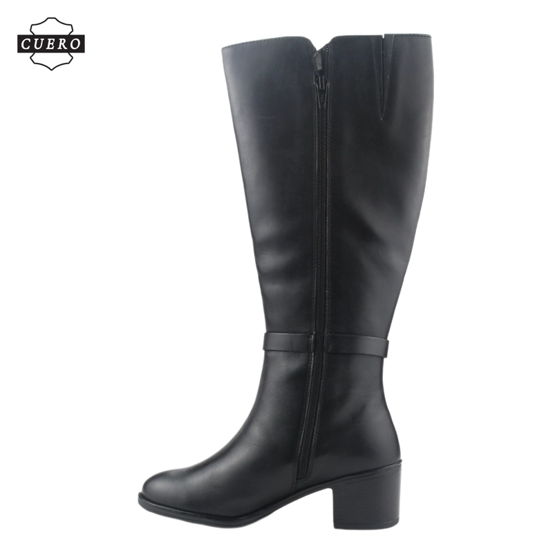 BOTAS MUJER CHALADA NEGRO CUERO PALENA-1 CASUAL - 3