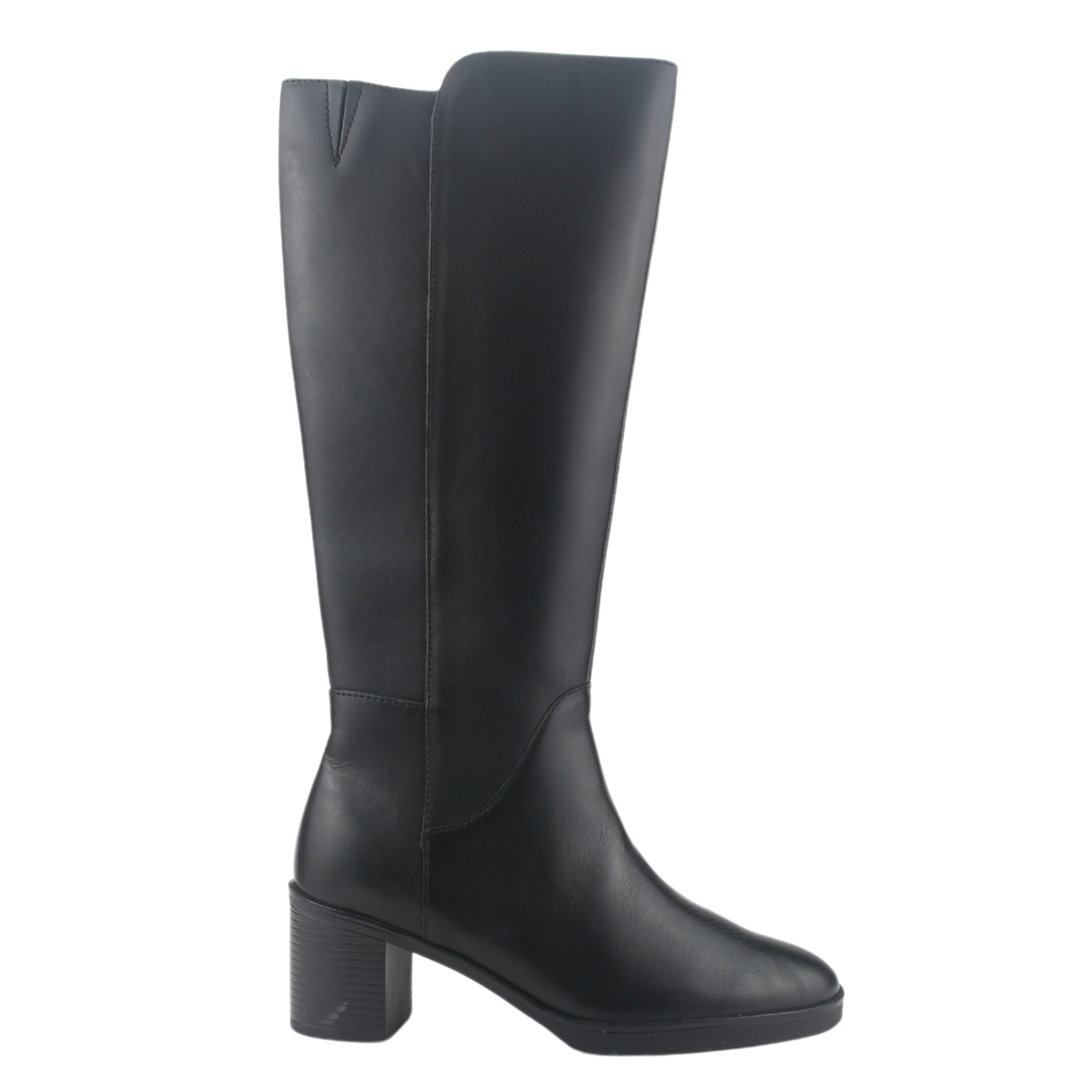 BOTAS MUJER CHALADA CUERO NEGRO PUELO-3 CASUAL - 1