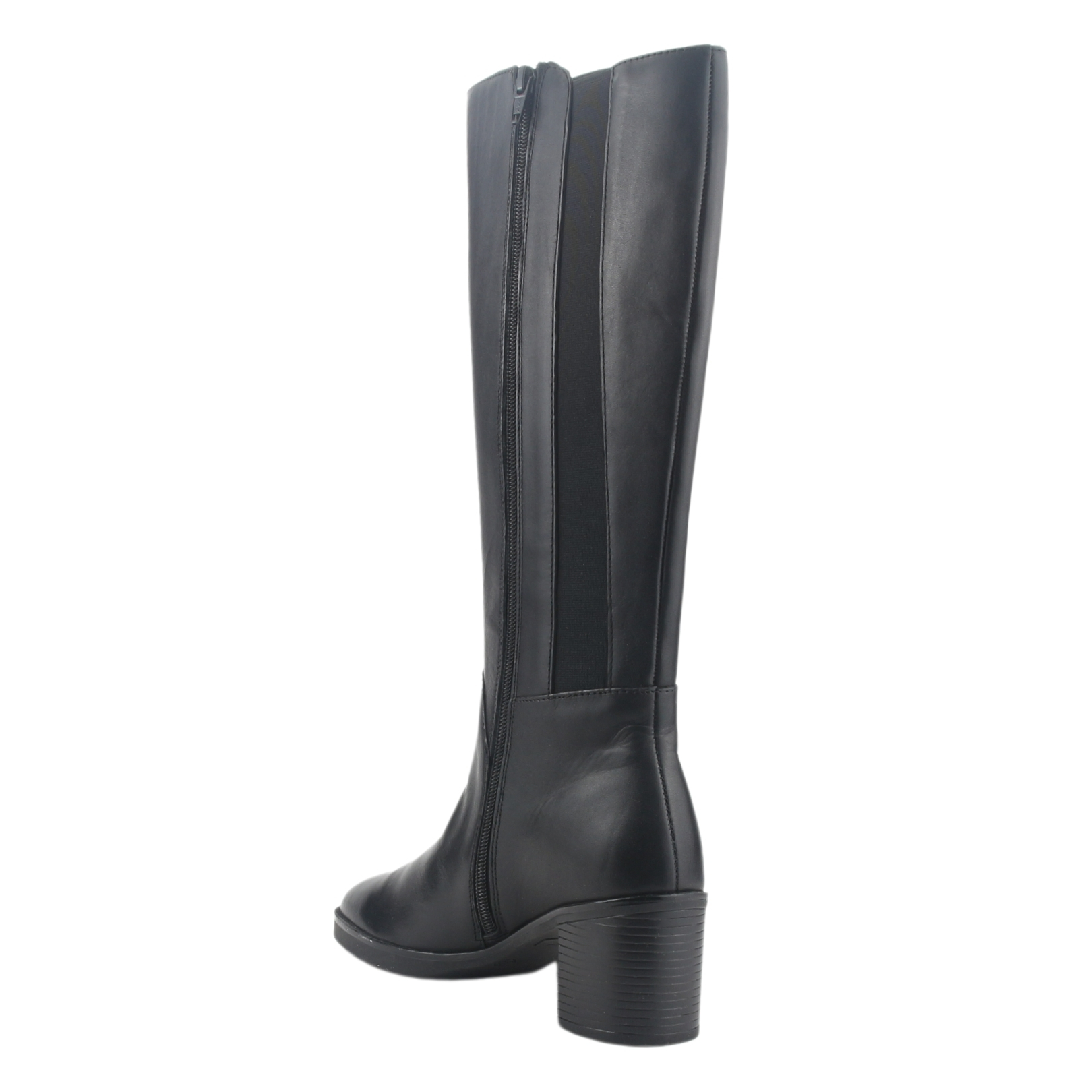 BOTAS MUJER CHALADA CUERO NEGRO PUELO-3 CASUAL - 9