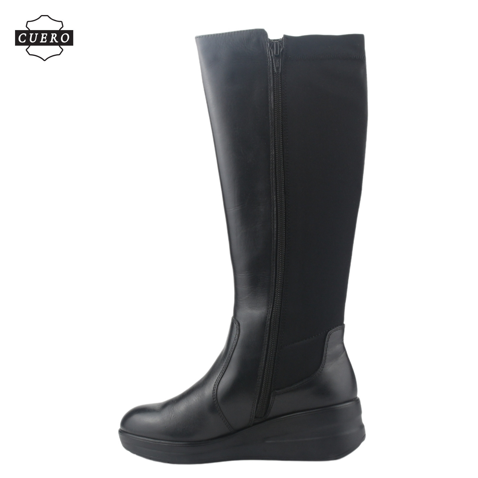 BOTAS MUJER CHALADA CUERO NEGRO ROCKY-1 CASUAL - 3