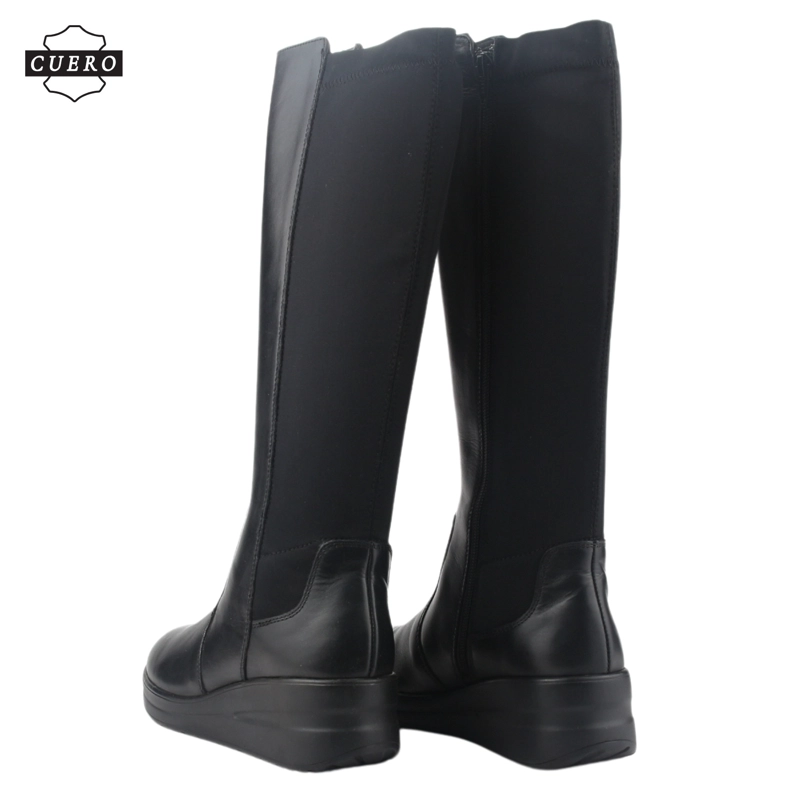 BOTAS MUJER CHALADA CUERO NEGRO ROCKY-1 CASUAL - 7