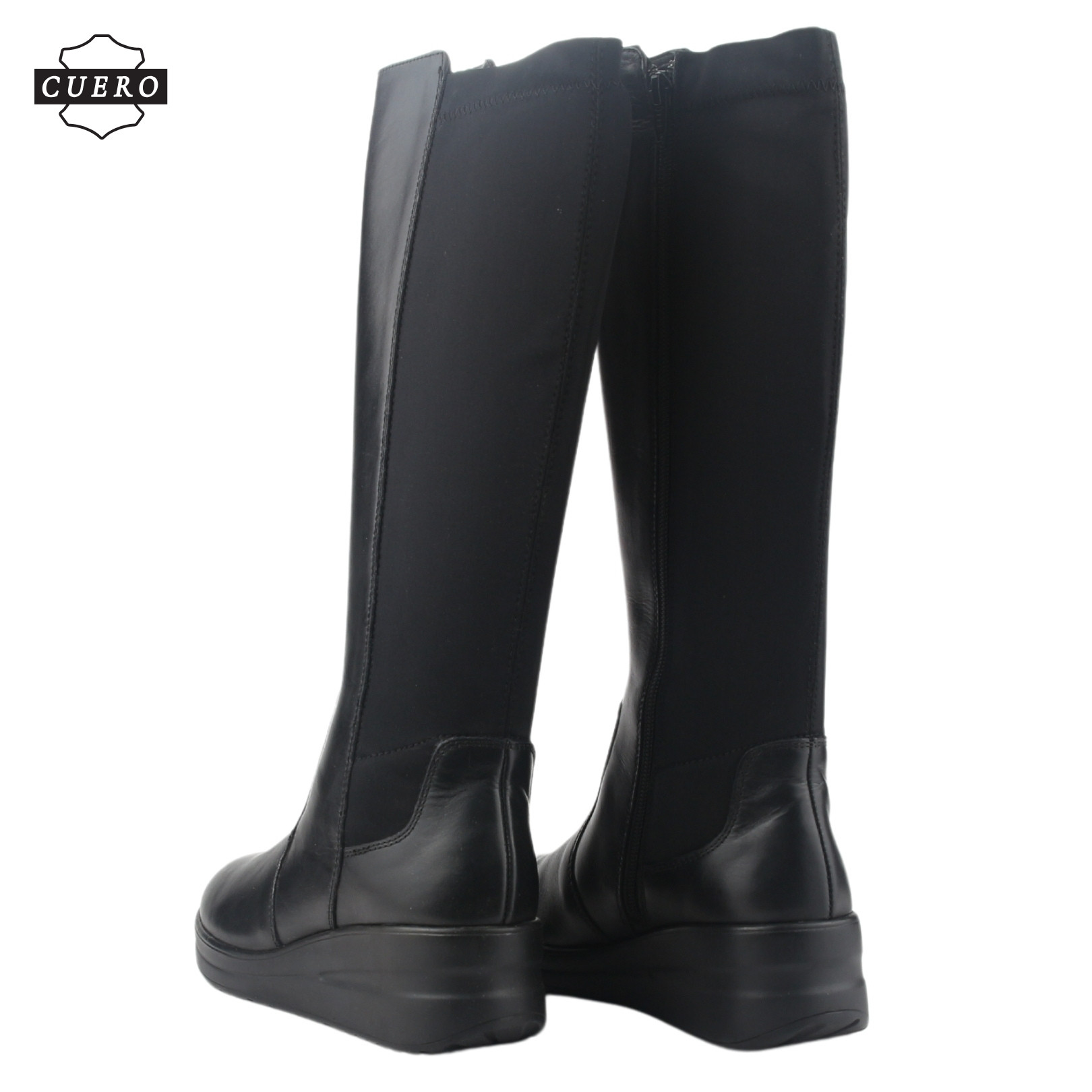 BOTAS MUJER CHALADA CUERO NEGRO ROCKY-1 CASUAL - 7