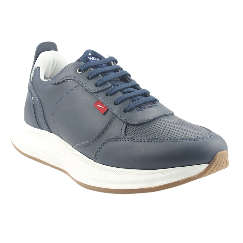 ZAPATILLAS HOMBRE FERRACINI URBANAS AZUL MARINO 9483-650 CUERO - 3