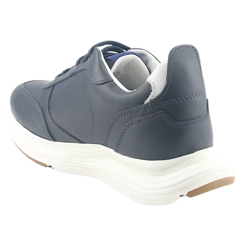 ZAPATILLAS HOMBRE FERRACINI URBANAS AZUL MARINO 9483-650 CUERO - 4