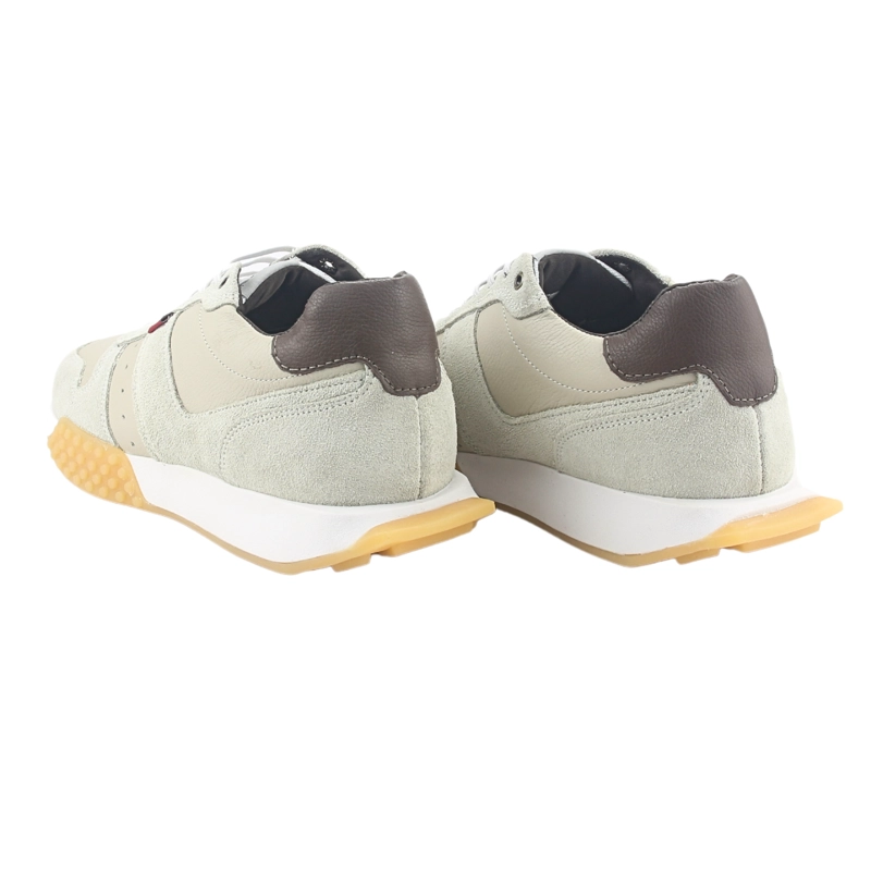 ZAPATILLAS HOMBRE FERRACINI URBANAS CASUALES GRIS TAUPE 8525-693 CUERO - 6
