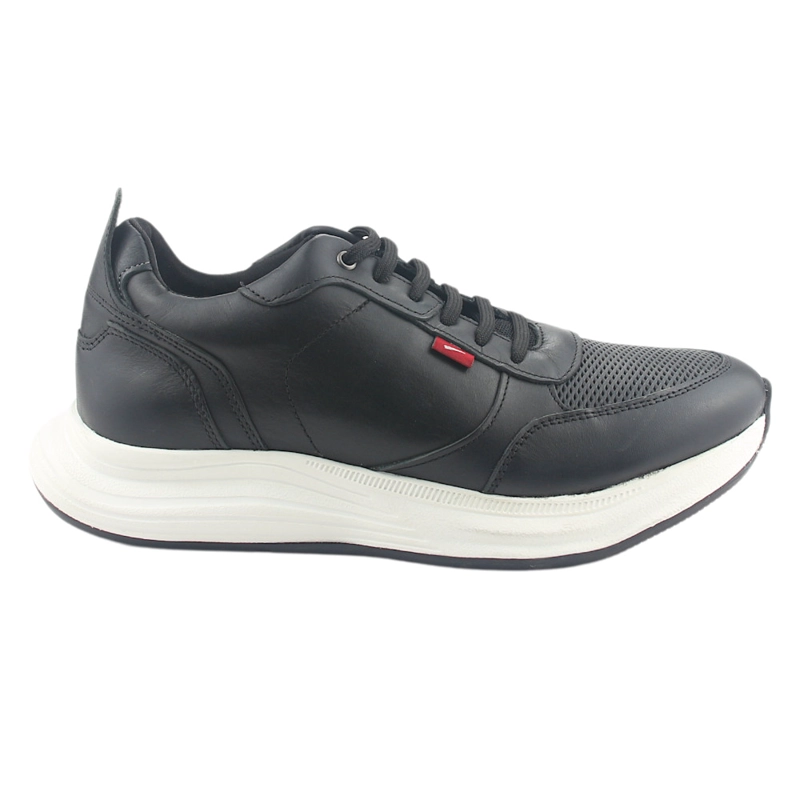 ZAPATILLAS HOMBRE FERRACINI URBANAS NEGRO 9483-650 CUERO - 1
